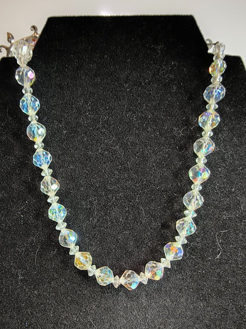 Vintage Glass Crystal Necklace